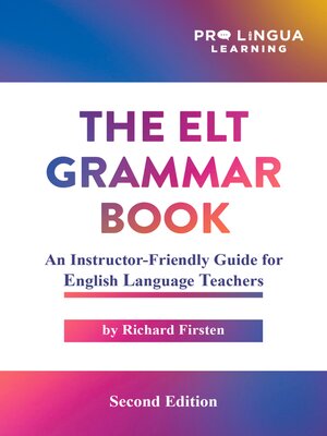 cover image of The ELT Grammar Book
